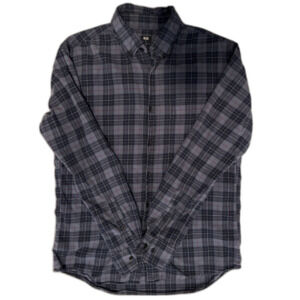 Uniqlo Flannel Checked Long-Sleeve S